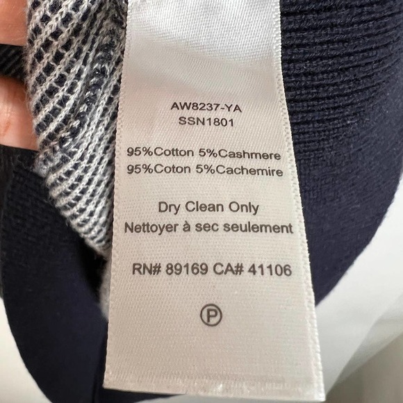 ATM Anthony Thomas Melillo Raglan Sleeve Cardigan Sweater M Cotton Cashmere - Picture 8 of 9